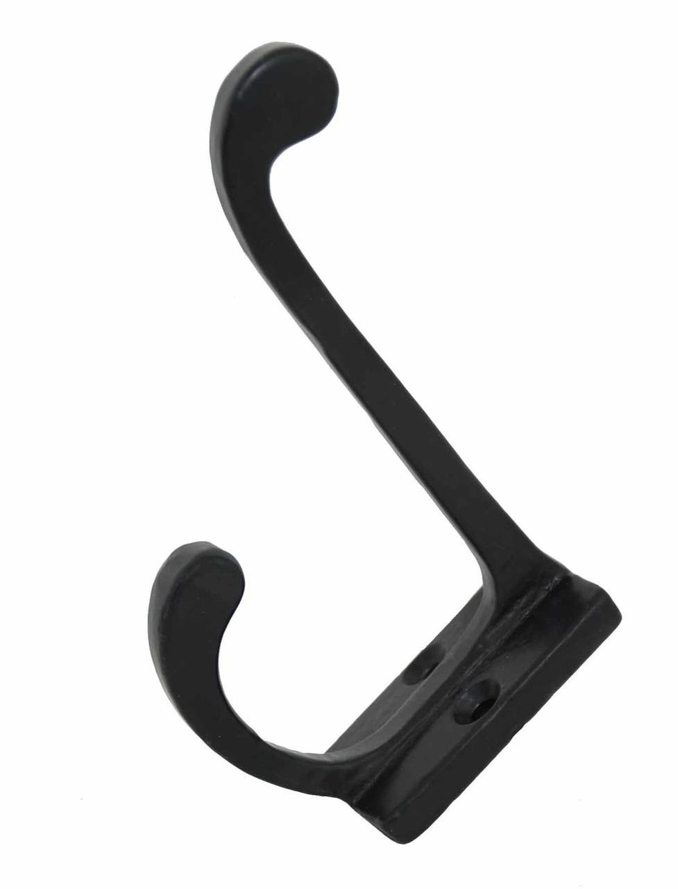 Kapstokhaak Met Achterplaat IJzer zwart