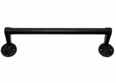 Handdoek Rek Met Haken 550 mm Mat Zwart