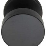 Voordeurknop BASIC LB503V Vast op Rozet PVD Gunmetal