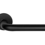 Deurkruk Tim Op Ronde Rozet Mat Zwart