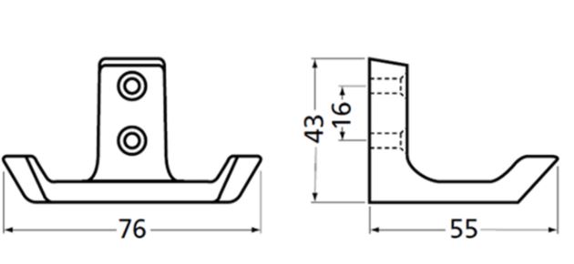 Starx Jashaak Recht Dubbel zwart - Afbeelding 2