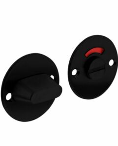 WC-sluiting 8 mm Rond Plat 50x2 mm RVS/Zwart