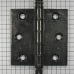 Scharnier ijzer zwart, 2,5" (63 x 63 mm)