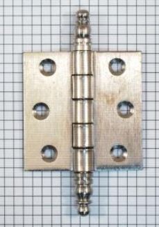 Scharnier, 2.5" (63 x 63 mm) nikkel mat