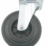 Transport Zwenkwiel met bevestigingsplaat 100 mm