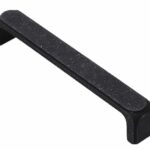 Greep Oval Mat Zwart IJzerkleur 160 mm