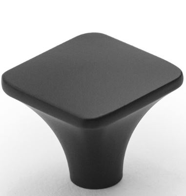 Knop Bouquet Aluminium Zwart 32 mm