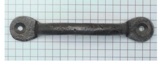 Greep ijzer blank lak 95 mm