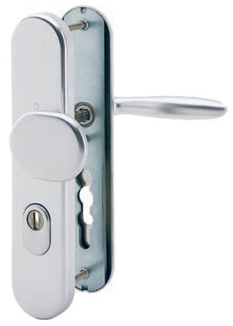 Hoppe veiligheidsbeslag PC85 SKG3 met kerntrekbeveiliging knop/kruk