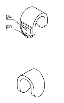 Meubelknop FOLD TB20M mat rvs - Afbeelding 3