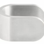 Voordeurknop Vast FOLD TB200V Mat RVS