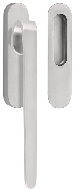 Hef/schuifdeurbeslag FOLD TB230 Blind Mat RVS