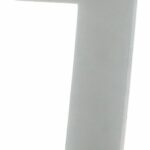 Huisnummer 1 130 mm RVS