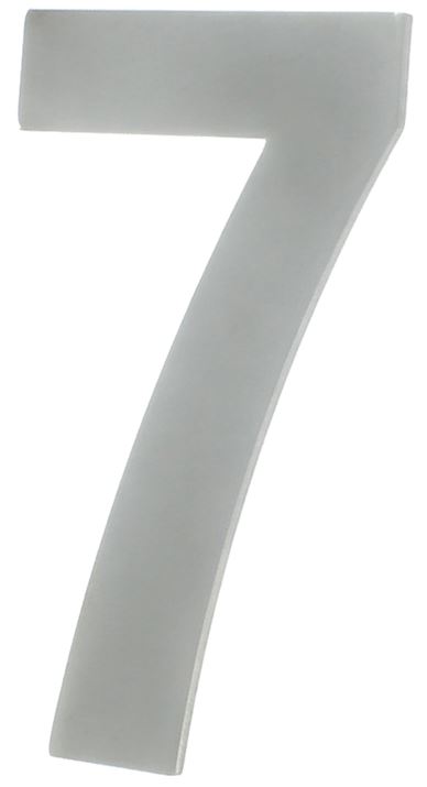 Huisnummer 7 130 mm RVS
