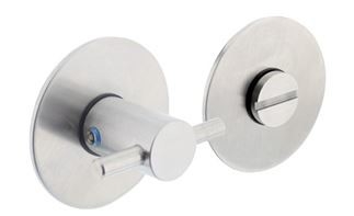 WC-sluiting 5 mm Renovatie Zelfklevend Rond Plat 55x2 mm RVS