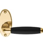 Deurkruk Timeless 1932MRO Messing Ongelakt/Ebbenhout