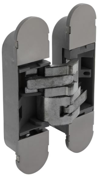 Scharnier Fiberglas 130x30 mm Binnenwerk Verzinkt - Vernikkelde Afdekkappen