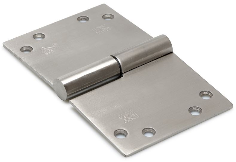 SKG3 Kogelstift paumelle Rechte hoek 150x89 mm links RVS