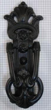 Deurklopper ijzer zwart