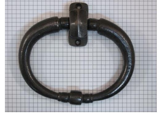 Deurklopper ijzer blank gelakt