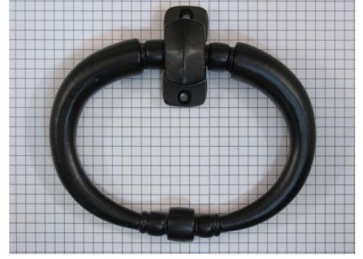 Deurklopper ijzer zwart