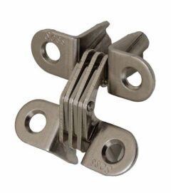 Scharnier SOSS 303 NP 13x038 mm deurdikte ca. 17 mm zamac vernikkeld