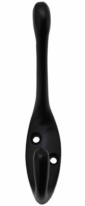 Kapstokhaak IJzer Zwart 90 mm