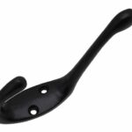 Kapstokhaak IJzer Zwart 90 mm