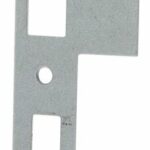 Sluitplaat Nemef P1266/17 rechthoekig RVS