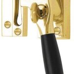 Raamsluiting TIMELESS RBA-1932 Rechts Messing Ongelakt/Ebbenhout