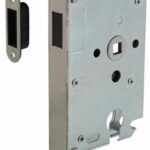 Intersteel Magneet Cilinder Dag en Nachtslot PC55 Met RVS Voorplaat 20X175 mm