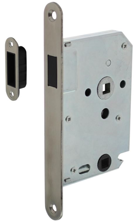 Intersteel Magneet Badkamer/Toilet slot 63/8mm Met RVS Voorplaat 20X175 mm