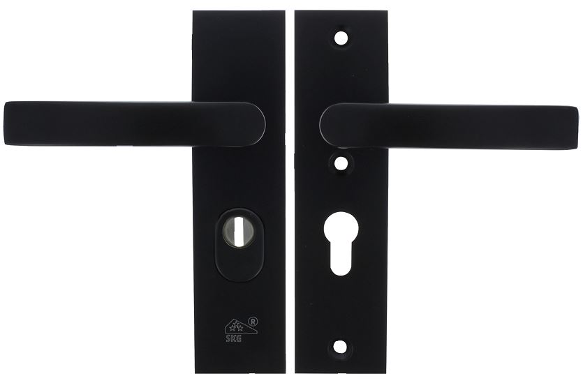 Starx veiligheidsbeslag kortschild PC55 SKG3 met kerntrekbeveiliging kruk/kruk Zwart