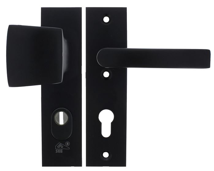 Starx veiligheidsbeslag kortschild PC72 SKG3 met kerntrekbeveiliging greep/kruk Zwart