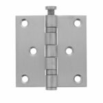 Kogellagerscharnier Recht 76x76x2,5 rvs