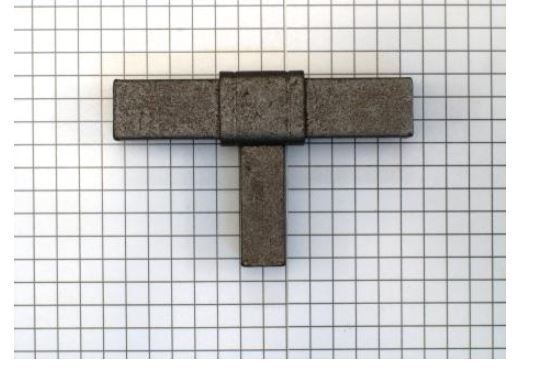 T-knop IJzer Grijs 63 mm