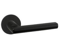 Deurkruk Redhill op rozet Aluminium zwart