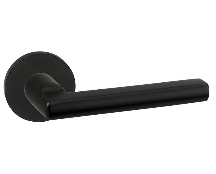 Deurkruk Redhill op rozet Aluminium zwart