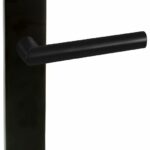 Deurkruk London op schild Blind Zwart