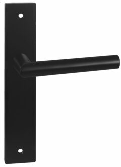 Deurkruk London op Vierkant schild Blind Zwart