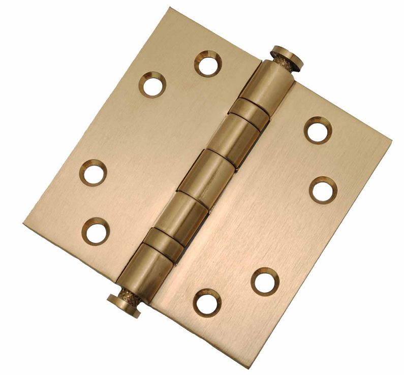 Kogellagerscharnier 8989 mm rechte hoek PVD mat goud