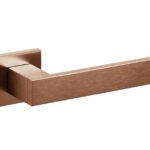 Olivari deurkruk Diana op rozet koper mat titaan PVD