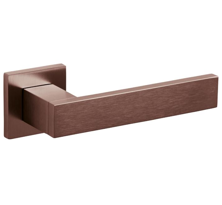 Olivari deurkruk Diana op rozet brons mat titaan PVD