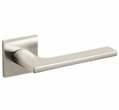 Olivari deurkruk Lotus Q op rozet nikkel mat titaan PVD