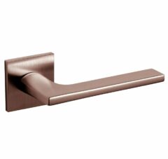 Olivari deurkruk Lotus Q op rozet brons mat titaan PVD