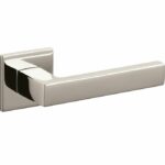 Olivari deurkruk Planet Q op rozet nikkel titaan PVD