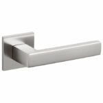 Olivari deurkruk Planet Q op rozet rvs mat titaan PVD