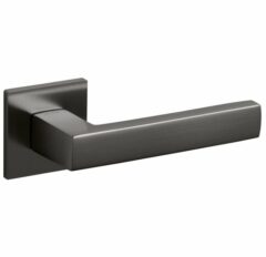 Olivari deurkruk Planet Q op rozet antraciet mat titaan PVD