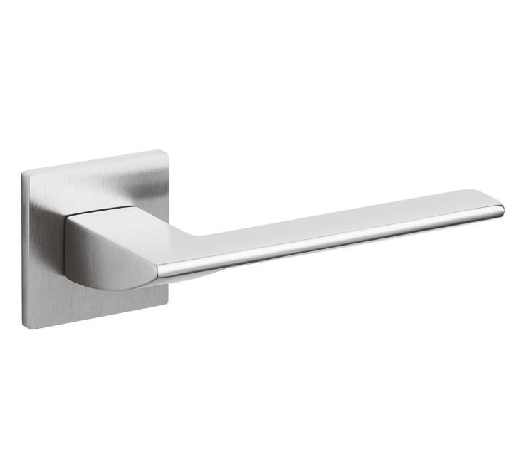 Olivari deurkruk Trend op rozet chroom mat