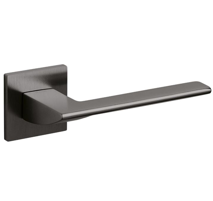 Olivari deurkruk Trend op rozet antraciet titaan PVD